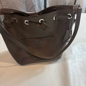 Michael Kors mocha Brown Leather Tote